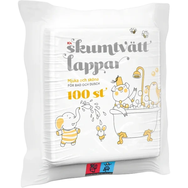 Skumtvättlappar